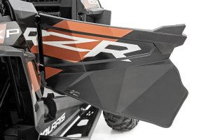 Polaris RZR XP 1000 Lower Door - Rough Country - Black - '20-'21